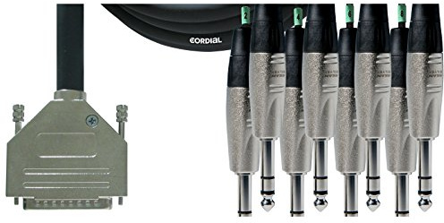 Cordial 3m D-Sub/8 Jack Stereo Interface Cable