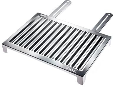 DON HIERRO - Parrilla Barbacoa Grande en Acero Inoxidable, Especial Carne, ABRASAME-