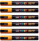 POSCA Uni-Ball PC-5M Lot de 12 stylos Jaune vif