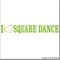 cartattoo4you® AL-00336 | I Love (als Herz) Square Dance | Autoaufkleber Aufkleber Farbe apfelgrün, in 24 Farben erhältlich, glänzend 20 x 3 cm Waschstrassenfest, Motiv Copyright by dh-Folien
