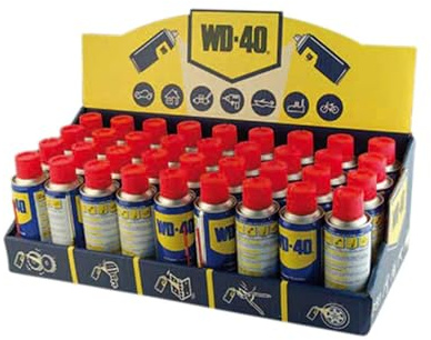 WD-40 • Produit Multifonction • Aérosol • Sans Silicone • Non Conducteur • Compatible Plastiques, Caoutchoucs, Tous Métaux