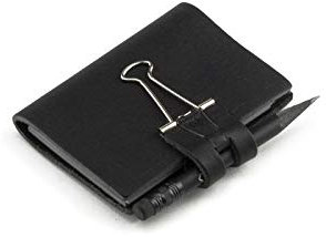 A8 Mind-Papers, revolutionäres X17-Karteikarten-Lernkarten-Box-Konzept! Belgisches Leder schwarz, nachhaltig; Inhalt: Ca. 25 Karten + Sloop + Bleistift! Made in Germany, 17 Jahre Garantie*