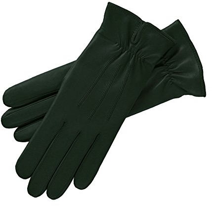 Roeckl Damen Klassiker-gerafft Handschuhe, Grün (Pine 897), 7