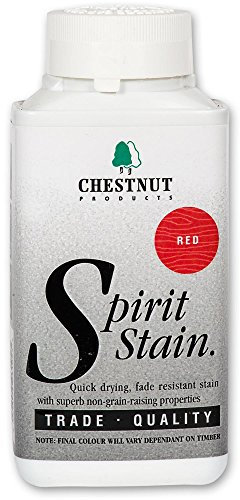 CHESTNUT PRODUCTS SSRED500 Spirit Stain Red, 500ml