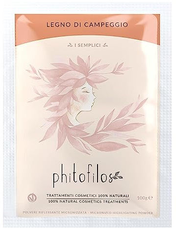 PHITOFILOS - I Semplici - Tinte de palo de Campeche - 100 g. Color rojo cálido. 100% vegetal