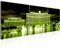 Runa Art - Bilder Las Vegas 120 x 40 cm 3 Teilig Wandbild auf Vlies Leinwand Grün Mehrteilig Modern 601233b