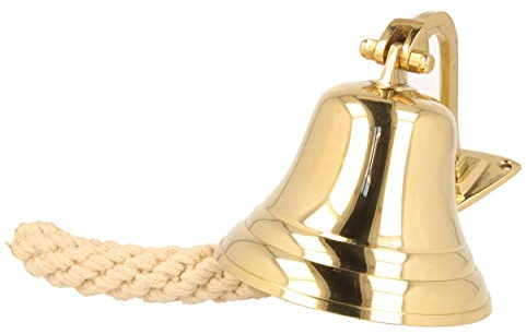 Campana de barco de 100 mm de diámetro, diseño ligero, incluye grabado