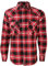 ROCK-IT Apparel® en Flanelle pour Homme Chemise Manches Longues de bûcheron à Carreaux fabriquée en Europe Colour Noir/Rouge 5XL