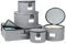 StorageLAB China Storage Containers, Containers for Organizing, Hard Shell Case, Felt Plate Dividers, Moving Supplies, Storage Box, Wine, Dishes, Glasses Storage, Charger Plates Storage Containers