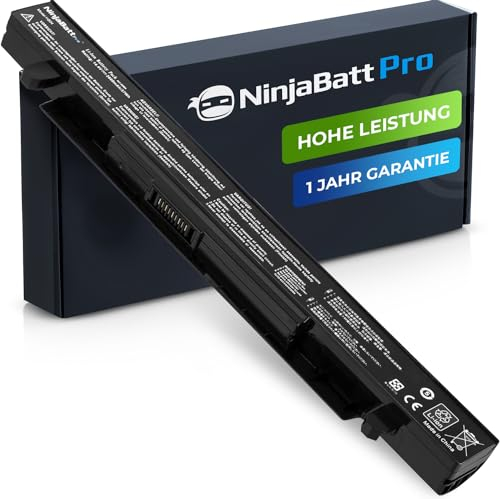 NinjaBatt Pro Battery for ASUS A41-X550A A41-X550 F550 F450 X550 R510C A550 K550 P550 X550C X550DP X450 A550L X550J R510 - Samsung Cells [4 Cells] les/2600 0mAh/37Wh]