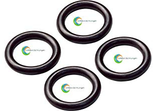 O-Ringe Gummi Dichtungen aus EPDM für alle 1/2 und 3/4 Zoll Garten Schlauchsysteme z.B. Gardena (Profi) usw. (10 Stück 3/4 Zoll 22,3x17mm (Stärke 2,65mm))