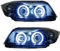 DM Autoteile 1529 CCFL Scheinwerfer Schwarz 6000K kompatibel für BMW E90 E91 bj 05-08