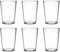 Garnet Akua Lot de 6 verres réutilisables transparents - Lavables au lave-vaisselle - 25 bord/20 cl à Service-Made in Italy, Plastique