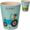 alles-meine.de GmbH Geschirr Artikelwahl Trinkbecher/Zahnputzbecher/Malbecher - Becher - Traktor & Auto - inkl. Name - 280 ml - mehrweg - BPA frei - Tasse Kindertasse - T..