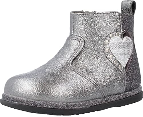 Chicco Stivaletto con zip laterale, Bambina e ragazza, Grigio (3), 22, Designed in Italy