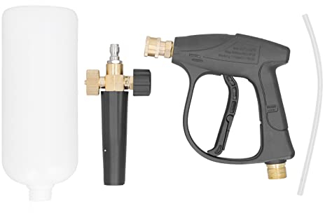 Autowasch-Kit, Schaumpistole, verstellbare Düse, Messing, Anti-Leckage, 33 Unzen, 1/4 Zoll, Hochdruckreiniger-Pistole für die Autowäsche