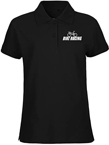 Huuraa Frauen Oberteil Bike Racing Fahrrad Geschenk Größe XXL Black Bio Baumwolle Fairtrade Bike Racing Souvenir