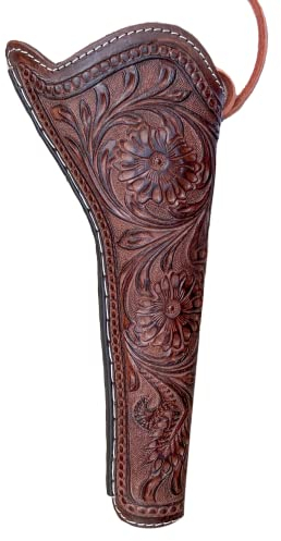 Hulara Leder Western Gun Holster Fits Colt Uberti Pietta Traditionen Schwarzpulver Modell 1851 1861 Navy 1860 Armee Ruger Old Army Cowboy Holster für Revolver 7 bis 8 Zoll