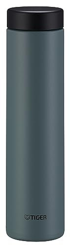 Tiger Thermos Flask MMZ-W060GW Dishwasher Safe, 20.3 fl oz (600 ml), White Water, Screw Stainless Steel Bottle, Lid and Seal are Integrated for Washing Only 2 Pieces, Easy Cap, Vacuum Insulated, Mug