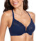 Lemorosy Unpadded Front Closure Lace Racerback Underwire Everyday Bra Women’s Full Figure Plus Size for Big Bust(Blue,40E)