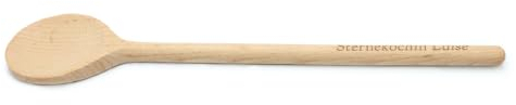 diamandi | Kochlöffel 28cm mit persönlicher Gravur | Holz-Löffel mit Name | Geschenkidee für Hobby-Köche
