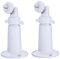 PAIKIUU 2Pcs Aluminum Alloy Ring Camera Mount - Wall Mount without Drilling, 360 Degree Adjustable Screwless Mount for Arlo Ring Surveillance Camera White