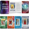 Smoostart holografische Italienische Tarotkarten mit Bedeutungen, Tarotkartendeck mit Leitfaden für Anfänger, Schlüsselwörter, Element, Planet, Chakra, Ja oder Nein, musikalische Tonhöhe, Numerologie