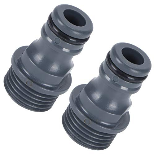 PUNELE 2 Stücke G1/2 Außengewinde Schnellkupplung Nippel Gartenschlauch Wasserhahn Nippel Adapter Bewässerungswerkzeug