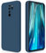 GiiYoon Hülle Kompatibel mit Xiaomi Redmi Note 8 Pro, Hochwertiges Liquid Silicone Case, Rundumschutz Handyhülle, Kratzfestes Weiches Mikrofaserfutter- Blau
