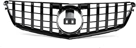 Kühlergrill für Mercedes Benz W204 2007 2008-2014 GT R C180 C200 Schwarz