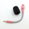 Yaowanguan Barracuda X Micrófono,Mic Reemplazo Desmontables 3.5mm Game Boom Cancelación Ruido Micrófono con Espuma para Razer Barracuda X Auriculares Inalámbricos Multiplataforma(Rosado)