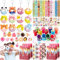Tacobear Donut Party Mitgebsel Kindergeburtstag Gastgeschenke Geschenktüten Stempel Schlüsselanhänger Tattoo Kinderringe Pinata Füllung Give Aways Mitbringsel Kleine Geschenke Mädchen Spielzeug Kinder