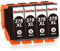 HenceBuy 378XL Schwarz Druckerpatronen Kompatibel für Epson 378 XL Multipack Patronen für Expression Photo XP-8700 XP-8600 XP-8500 XP-8605 XP-8505 XP-15000 XP8700 XP8600 XP8500 Tinte, 4er-Pack