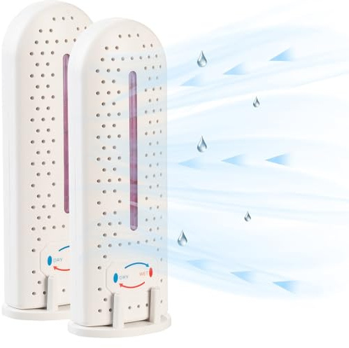 Sichler Haushaltsgeräte USB-Lufttrockner: 2er-Set Aktiver Mini-Elektro-Luftentfeuchter mit USB, bis 15 ml (Luftentfeuchter für Schränke, wiederverwendbare, Trockner)