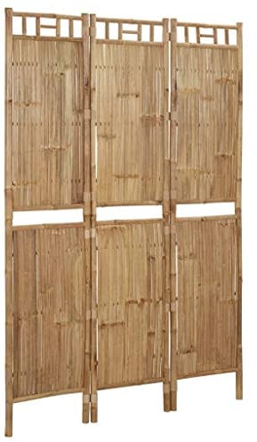 TJROO Separé Divisorio in Bambù 120x180 cm Giardino Divisorio per Privacy Design Flessibile Paravento Multifunzionale Separare un'area Creare uno Spazio Aggiuntivo Decorazione Tocco Tropicale