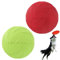 Devenirriche 2 Stück Hund Scheibe, 15cm Hundefrisbee aus Hochwertiger Weichgummi, Gummi Frisbee für Land und Wasser, Hundespielzeug Frisbee für Hundetraining, Werfen, Fangen & Spielen (Rot und Grün)