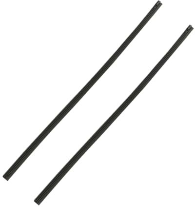 PartyKindom 2piezas Tiras Limpiaparabrisas Forma De Goma Para Automóviles Fácil Instalación