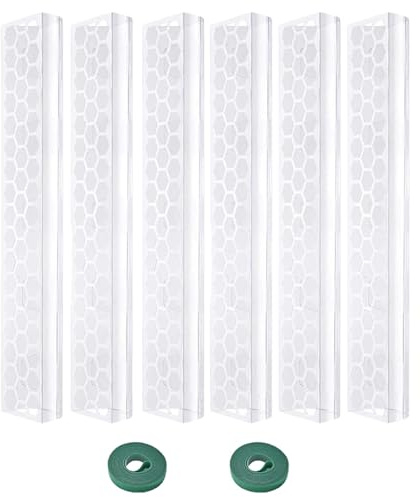 Bâtons de mousse empilables pour plantes Monstera, 43,2 cm, support de plantes grimpantes d'intérieur, bâtons de mousse transparents pour monstera vert lierre monstera arbre à monnaie grimpante