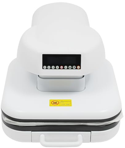 Ciounmb Transferpresse Plotter 54,5 * 40 * 32cm: Tragbare Heat Press mit Temperaturanzeige, Schnelles Aufheizen, für T-Shirts, Schuhe und Hüte