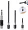 4 Pcs Drill Bit Holder, Magnetic Bit Holders 45# Steel Drill Bits Extension Bar with 1/4 Inch Hex Screw Adapter Quick Change Screwdriver Bits