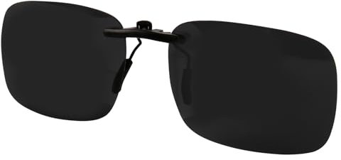 LuxStellar Sonnenbrillen Aufsatz Brille, Clip On Sonnenbrille mit TAC Linse für Optimalen Sichtschutz Sonnenbrille für Brillenträger Ideal für Autofahren Outdoor Freizeit und Täglichen Gebrauch