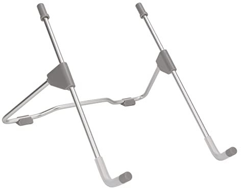 Holigie Tablet Stand Adjustable Foldable Aviation Aluminum Tablet Stand Holder Multifunction Heat Dissipation Tablet Support (Silver Grey)