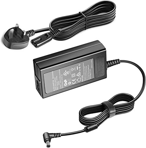 19.5V 3.3A 65W AC DC Adapter Power Supply Cable Compatible for Sony Bravia TV KDL-32 KDL-40 KDL-42 KDL-48 KDL-24 W650D W600D W600B W700B Sony Vaio Series Laptop Charger SVE1713 V11