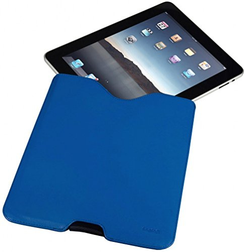 Logic3 Leather Case Leder-Schutzhülle für iPad und iPad2 blau