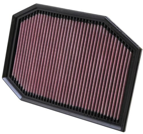 K&N 33-2970 Motorluftfilter: Hochleistung, Prämie, Abwaschbar, Ersatzfilter,Erhöhte Leistung, 2009-2013 (520i, 523i, 528i, 530i, 528i xDrive, 730i) | kompatibel mit BMW 730i 3.0 2009-2011 / 520i (China) / 523i, 528i 3.0 2010-2013 (33-2970)