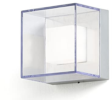 Gnosjö Konstsmide Außenleuchte, Sanremo, grau, 14 x 11 x 14 cm, 3 ml, 7924-310