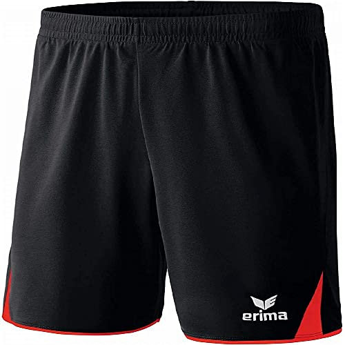 Erima Herren Classic 5-C Short mit Innenslip (615401), schwarz/rot, XXL