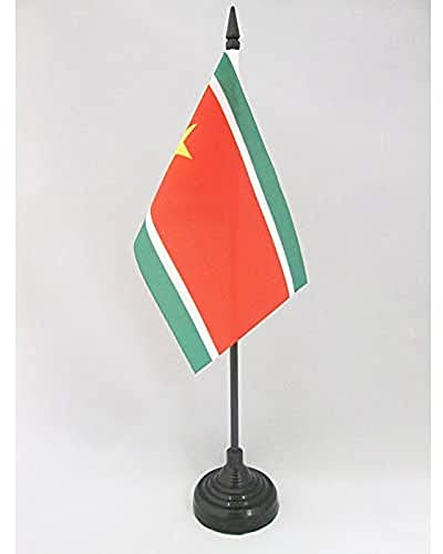 AZ FLAG - Tischflagge Guadeloupe Unabhängig - 15x10 cm - Guadeloupe Nationalisten Tischfahne 10 x 15 Cm - Flaggen