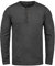 !Solid SDTimur Herren Longsleeve Langarmshirt Shirt mit Grandad-Ausschnitt 100% Baumwolle Regular fit, Größe:M, Farbe:Black (9000)