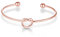 Philip Jones Bracelet Manchette Nœud d'Amour Plaqué Or Rose